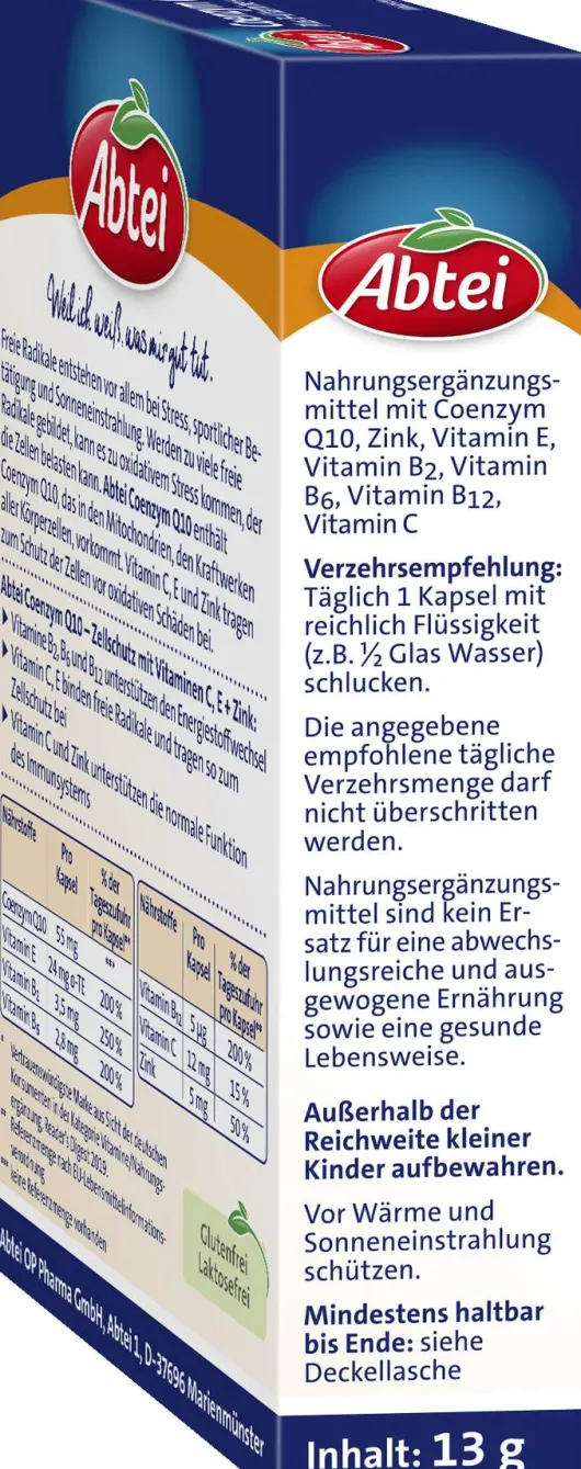 Abtei Coenzym Q10 Plus 32 Kapseln