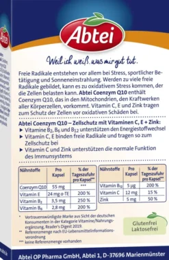 Abtei Coenzym Q10 Plus 32 Kapseln
