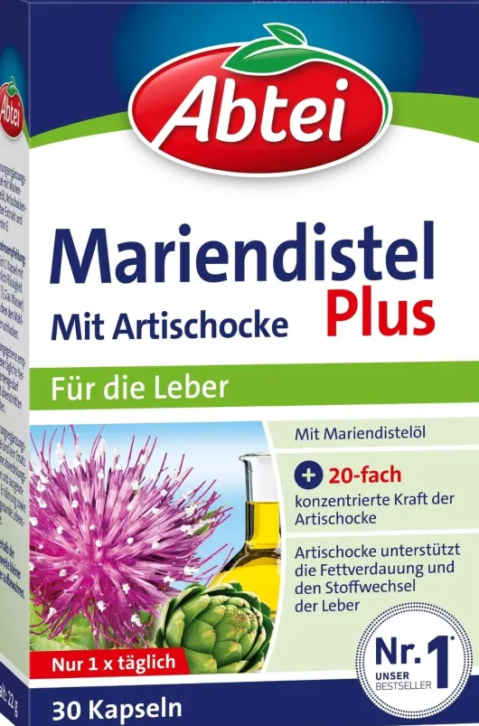 Abtei Mariendistel Plus Mit Artischocke 30 Kapseln
