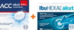 ACC akut 600 40 Brausetabletten + Ibu Hexal akut 400 mg 50 Filmtabletten