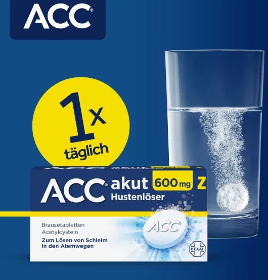 ACC akut 600 mg Z Hustenlöser 20 Brausetabletten