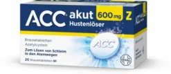 ACC akut 600 mg Z Hustenlöser 20 Brausetabletten
