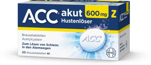 ACC akut 600 mg Z Hustenlöser 20 Brausetabletten