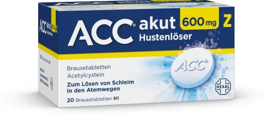 ACC akut 600 mg Z Hustenlöser 20 Brausetabletten