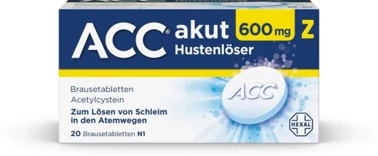 ACC akut 600 mg Z Hustenlöser 20 Brausetabletten