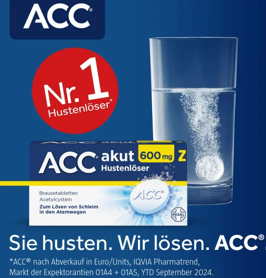 ACC akut 600 mg Z Hustenlöser 20 Brausetabletten