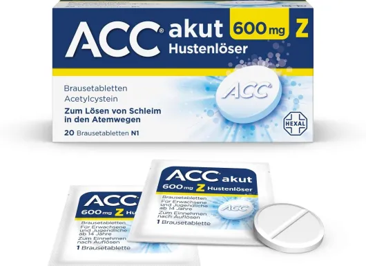 ACC akut 600 mg Z Hustenlöser 20 Brausetabletten
