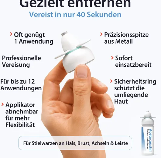 Acetocaustin Stielwarzen Entferner 50 ml Stift