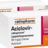 Aciclovir-ratiopharm Lippenherpescreme 2 x 2 g