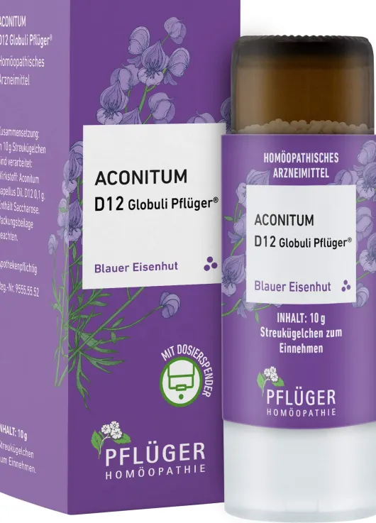 Aconitum D12 Globuli Pflüger 10 g