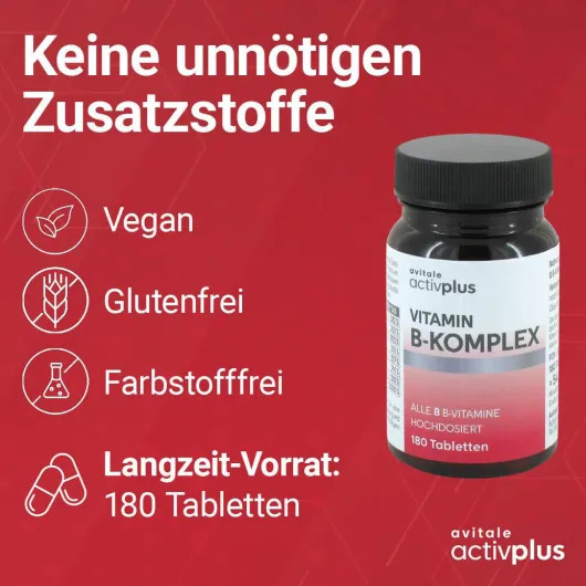 Activplus Vitamin B Komplex 180 Tabletten