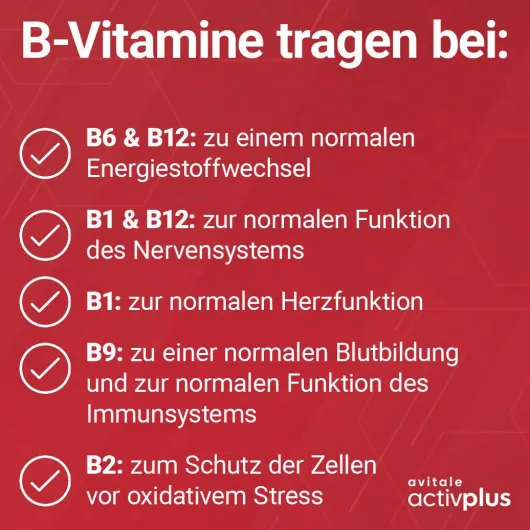 Activplus Vitamin B Komplex 180 Tabletten