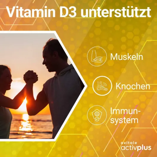 Activplus Vitamin D3 20.000 I.E. Depot 180 Tabletten