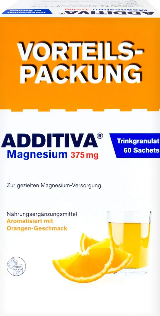 Additiva Magnesium 375 mg Sachets 60 Stück