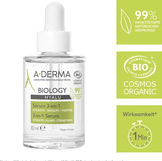 A-Derma Biology Hyaluron 3 in 1 Serum 30 ml