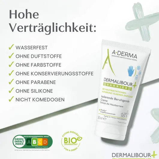 A-Derma Dermalibour+ Barriere Isolierende Creme 50 ml