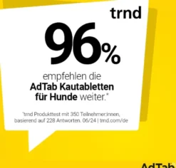 AdTab 900 mg für sehr große Hunde (22-45 kg) 3 Kautabletten
