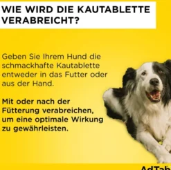 AdTab 900 mg für sehr große Hunde (22-45 kg) 3 Kautabletten