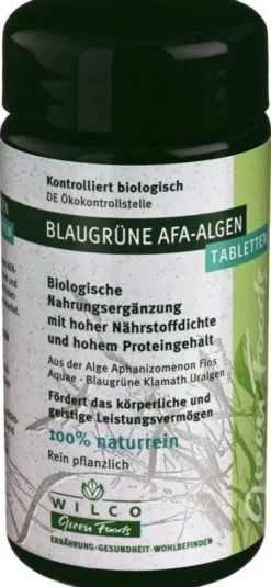Afa Alge 400 mg Blaugrün Glas Tabletten