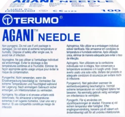 Agani Kanüle 27 G 19 mm Grau 100 Stück