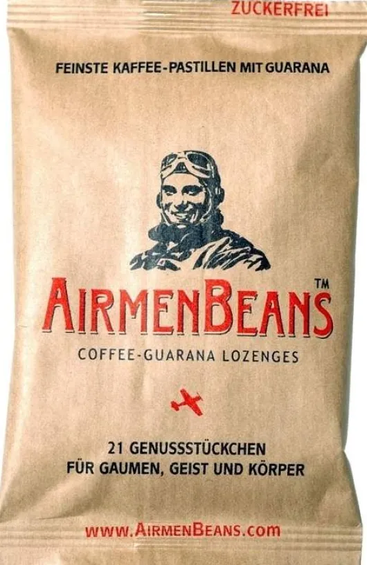 AirmenBeans Coffee Guarana Lozenges 21 Pastillen