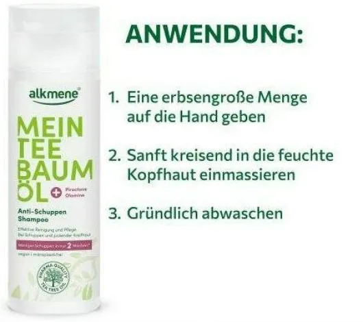 Alkmene Mein Teebaumöl Anti-Schuppen Shampoo 200 ml