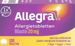 Allegra Allergietabletten 20 mg 100 Tabletten