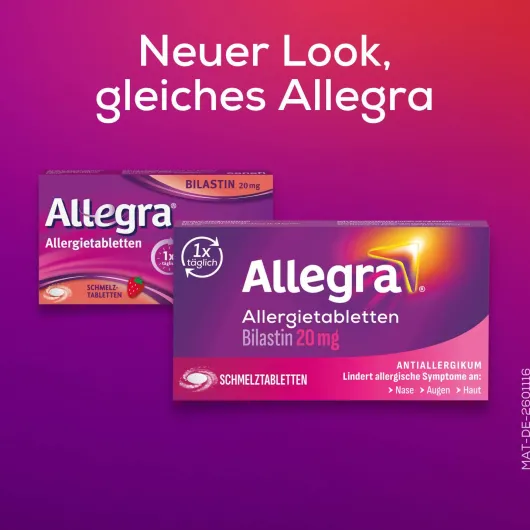 Allegra Allergietabletten 20 mg 6 Schmelztabletten