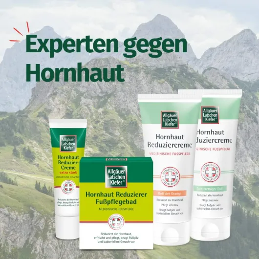 Allgäuer Latschenkiefer Hornhaut Reduzierer 10 x 10 g Fußpflegebad