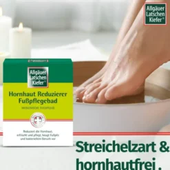 Allgäuer Latschenkiefer Hornhaut Reduzierer 10 x 10 g Fußpflegebad