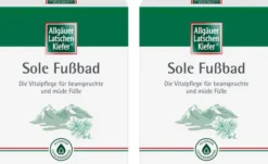 Allgäuer Latschenkiefer Sole Fußbad 2x 10 x 10 g Beutel