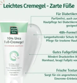 Allgäuer Latschenkiefer 10 % Urea Fuß-Cremegel 100 ml