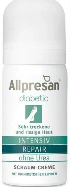 Allpresan Diabetic Intensiv + Repair Ohne Urea Schaum-Creme 35 ml
