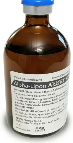 Alpha Lipon Aristo 600 mg 10 X 100 ml Infusionslösung