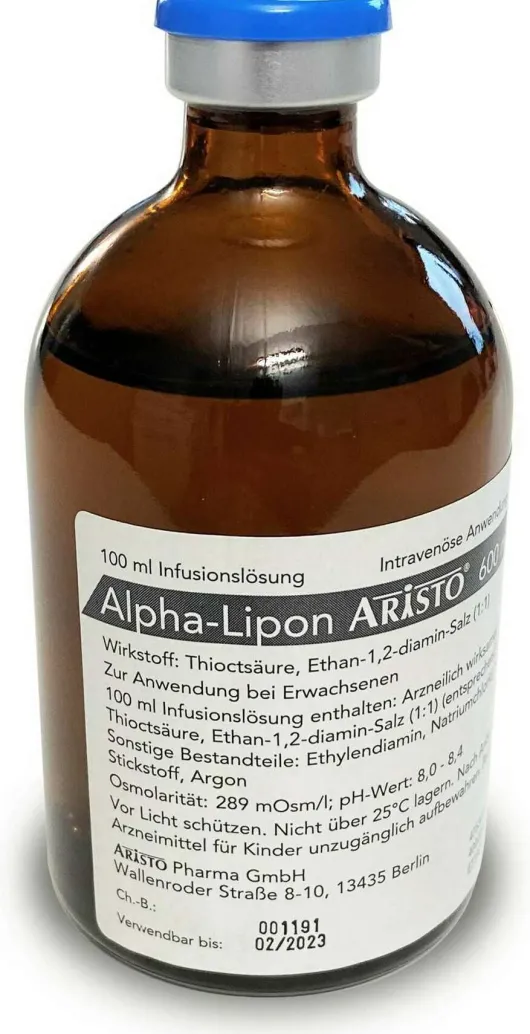 Alpha Lipon Aristo 600 mg 10 X 100 ml Infusionslösung