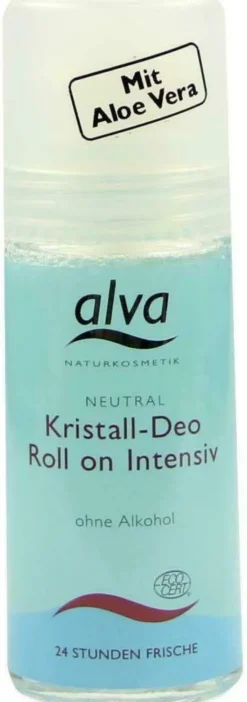 Alva Kristall Deo Roll On Intensiv 50 ml Stift