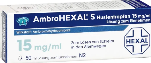 Ambrohexal S Hustentropfen 15 mg Pro ml 50ml Lösung