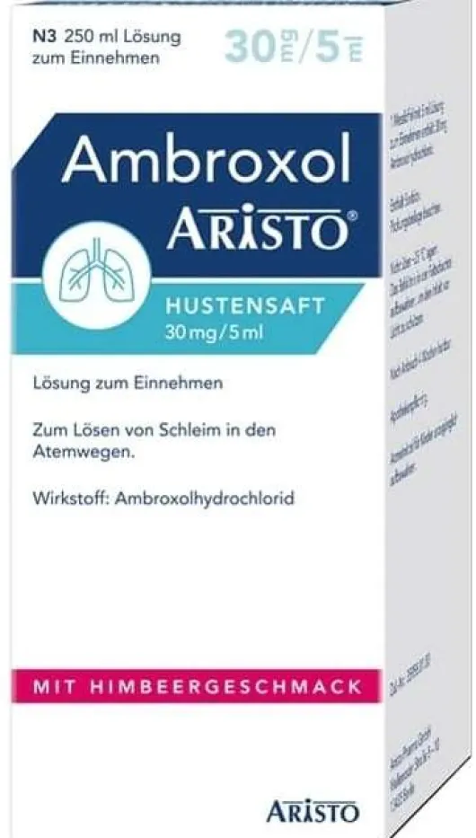 Ambroxol Aristo Hustensaft 30 mg Je 5 ml Lösung 250 ml