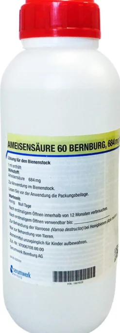 Ameisensäure 60 Bernburg 684 mg Je ml Lsg.F.Bienen 1