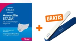 Amorolfin Stada 5% wirkstoffhaltiger Nagellack + gratis Nagelpfeile