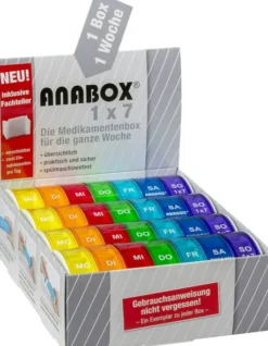 Anabox 7 Regenbogen M.Fachteilern 1 Stk