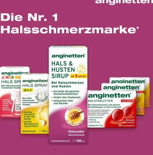 Anginetten Hals & Husten Sirup 100 ml