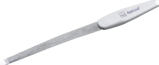 Apoline Nagelfeile Gewölbt 17 cm Verchromt