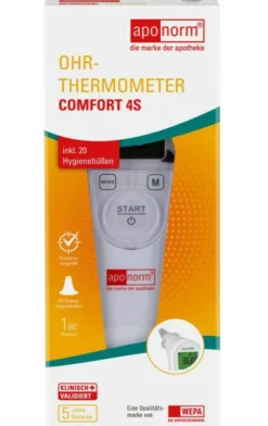 Aponorm Fieberthermometer Ohr Comfort 4s 1 Stk