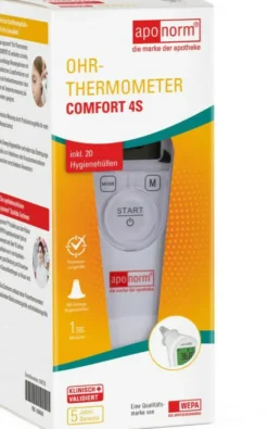 Aponorm Fieberthermometer Ohr Comfort 4s 1 Stk