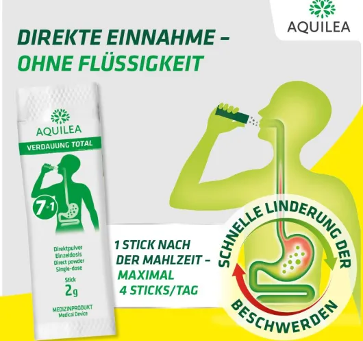 Aquilea Verdauung Total Pulver zum Einnehmen 12 X 2 G