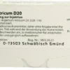 Argentum Nitricum D 20 Weleda 8 X 1 ml Ampullen