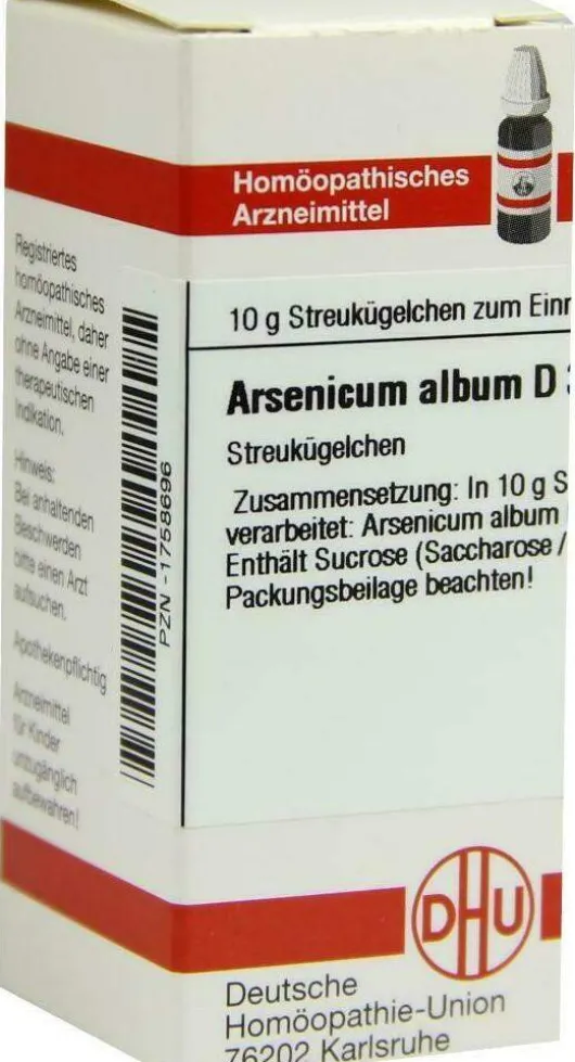 Arsenicum Album D30 Dhu 10 G Globuli
