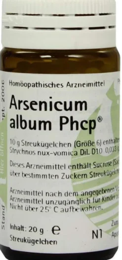 Arsenicum Album Phcp Globuli 20 G Globuli