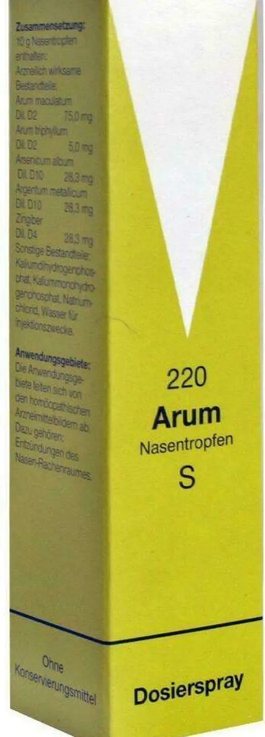 Arum Nasentropfen S 220 10 G Tropfen